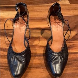 Dries Van Noten Black tie pump